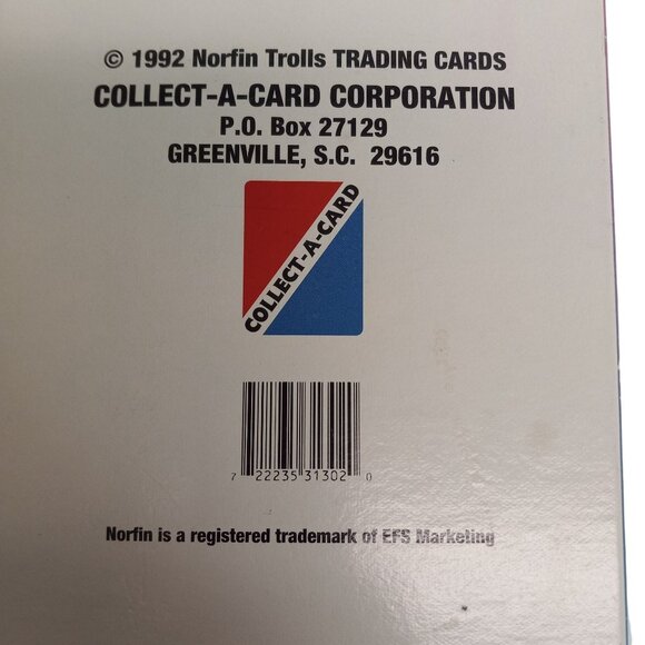Norfin Trolls Series 1 Trading Cards Box 48 Packs 7 Per Pack Sealed 1992 Vintage - Picture 11 of 12